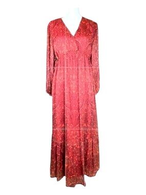 NICOLE MILLER NEW YORK Paisley Maxi Dress, Size 4.
